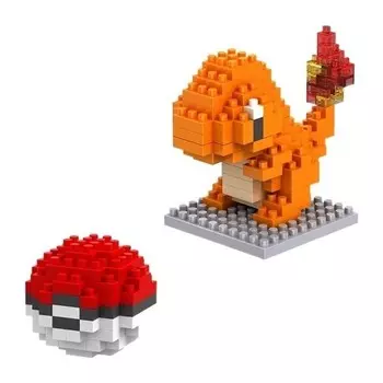 Конструктор пластиковый Seejr Pokemon Particle, 124 детали