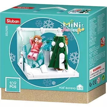 Конструктор пластиковый Sluban Mini Handcraft, 109 деталей