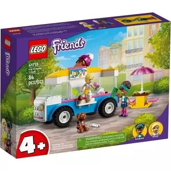 Конструктор пластиковый Xml Evreni Friends Фургончик с мороженым, 84 детали