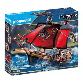 Конструктор Playmobil 70411 Боевой корабль Мертвого черепа