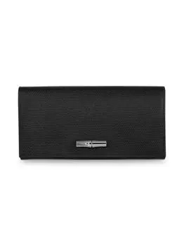 Континентальный кошелек Roseau Longchamp, черный