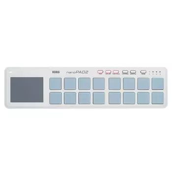 Контроллер Korg nanoPAD2 Slim Line USB Pad, белый