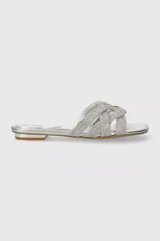 Коралловые шлепанцы Aldo, серебро