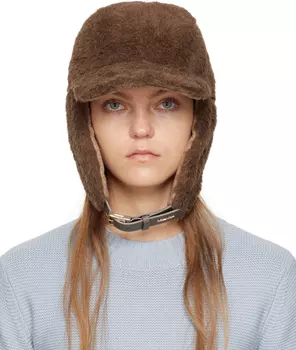 Коричневая кепка-пирога Max Mara