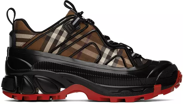 Коричнево-черные кроссовки Arthur Burberry