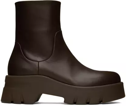 Коричневые ботинки Монти Gianvito Rossi