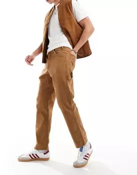 Коричневые брюки Dickies Duck Carpenter