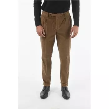Коричневые хлопковые брюки Corneliani, Brown