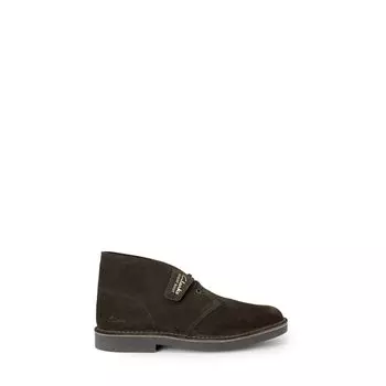 Коричневые кожаные ботинки Clarks