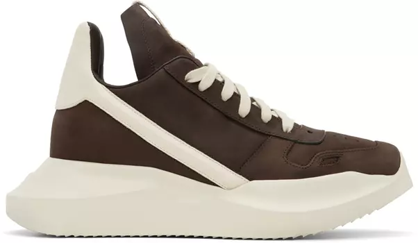 Коричневые кроссовки Rick Owens Geth