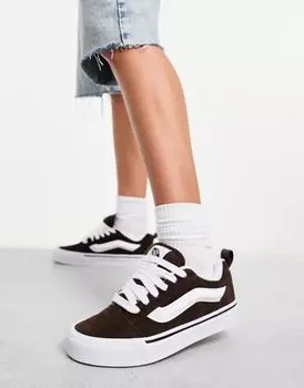 Коричневые кроссовки Vans Knu Skool