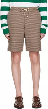 Коричневые шорты Drole De Monsieur Le Short Gaufre