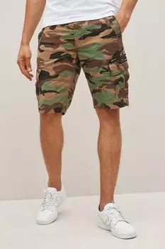 Коричневые шорты карго Vintage Core Superdry, коричневый