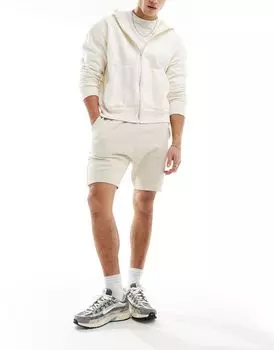 Коричневые шорты скинни ASOS DESIGN