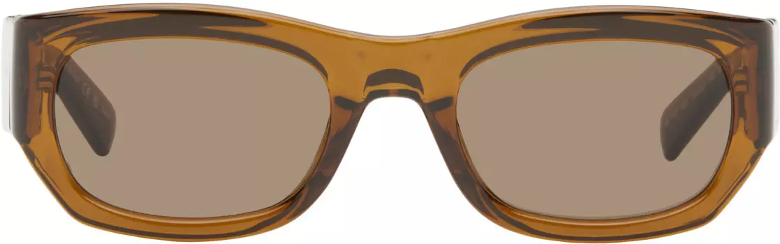 Коричневые солнцезащитные очки SL 713 Saint Laurent