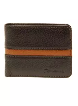 Коричневый мужской кожаный кошелек Cotton Bar