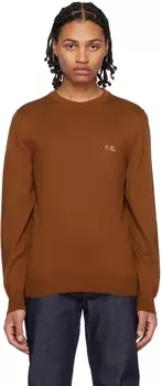 Коричневый свитер Sylvain A.P.C.
