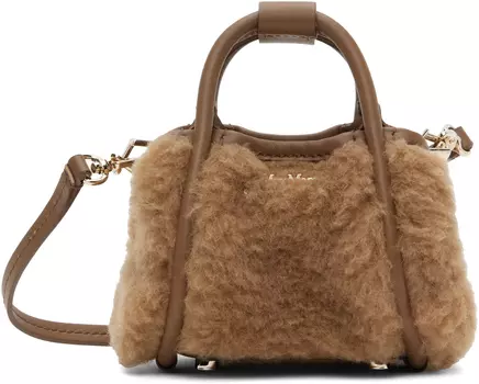 Коричневый Тедди Мини Морская Сумка Max Mara
