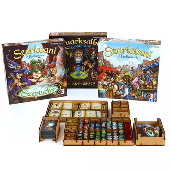 Коробка для хранения настольных игр E-Raptor Insert The Quacks Of Quedlinburg + Expansions