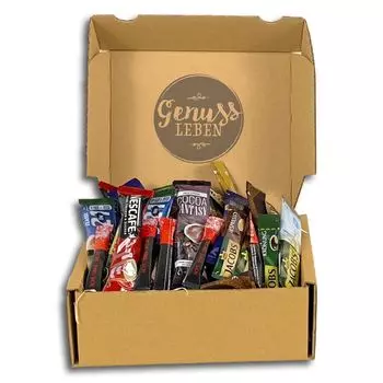 Коробка Genussleben с растворимым кофе и какао 500 г.