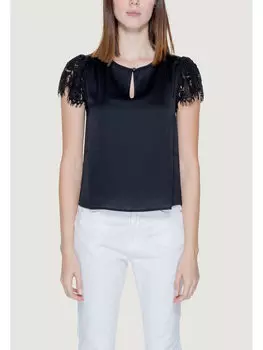 Короткая блузка Guess, черный