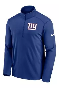 Короткая худи на молнии с логотипом Fanatics New York Giants Pacer Nike Nike, синий