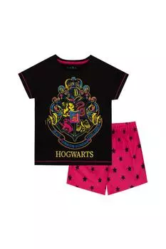 Короткая пижама Хогвартса Harry Potter, черный