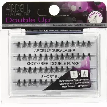 Короткие черные отдельные ресницы Double Up без узлов, 25 г, Ardell