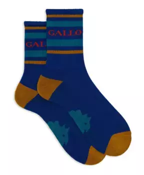 Короткие хлопковые махровые носки Gallo, мультиколор