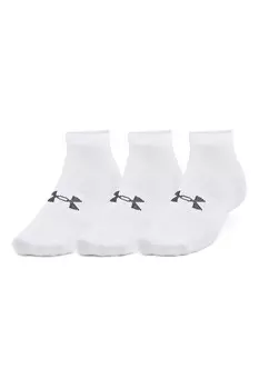 Короткие носки для фитнеса Essential, 3 пары Under Armour, белый