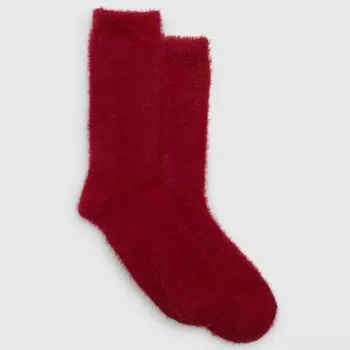 Короткие носки из пушистой пряжи Gap, красный