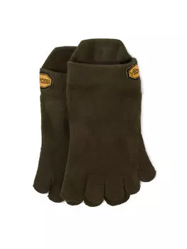 Короткие носки Vibram Fivefingers, зеленый