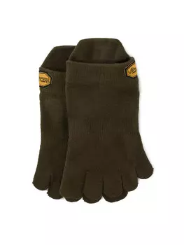 Короткие носки Vibram Fivefingers, зеленый