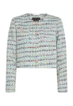 Короткий блейзер faina Blazer, бирюзовый