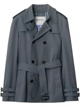 Короткий тренчкот Burberry, серый