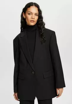 Короткое пальто Esprit, черный