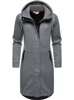Короткое пальто letti long bonded Ragwear, серый