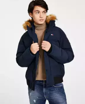 Короткое пальто Snorkel Tommy Hilfiger, синий