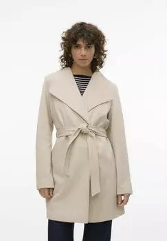 Короткое пальто VMEMMA Vero Moda, бежевый