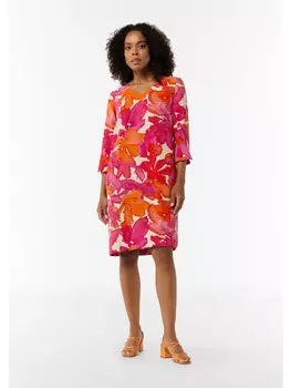 Короткое платье comma Kleid kurz, красный