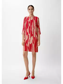 Короткое платье comma Kleid kurz, красный