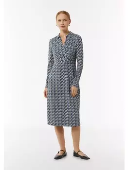 Короткое платье comma Kleid kurz, синий
