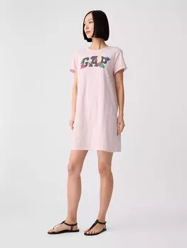 Короткое платье GAP, розовый