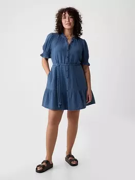 Короткое платье GAP, синий