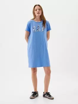 Короткое платье GAP, синий