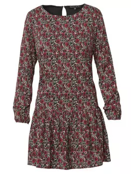 Короткое платье KOROSHI Kleid mit langen rmeln, красный