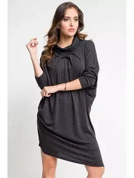 Короткое платье LA Angels, антрацит