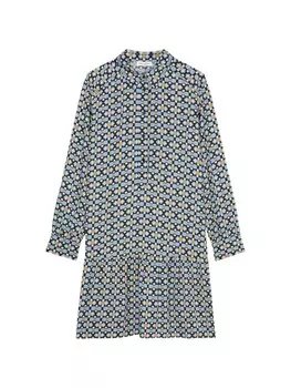 Короткое платье Marc O'Polo Print-Kleid loose, цвет multi/fresh sky