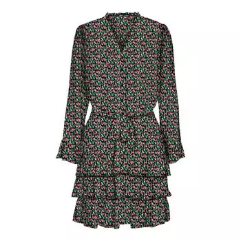 Короткое платье Only Mila Lurex, зеленый