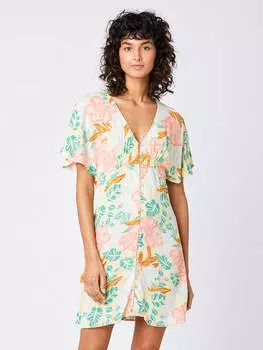 Короткое платье Rip Curl, красочный